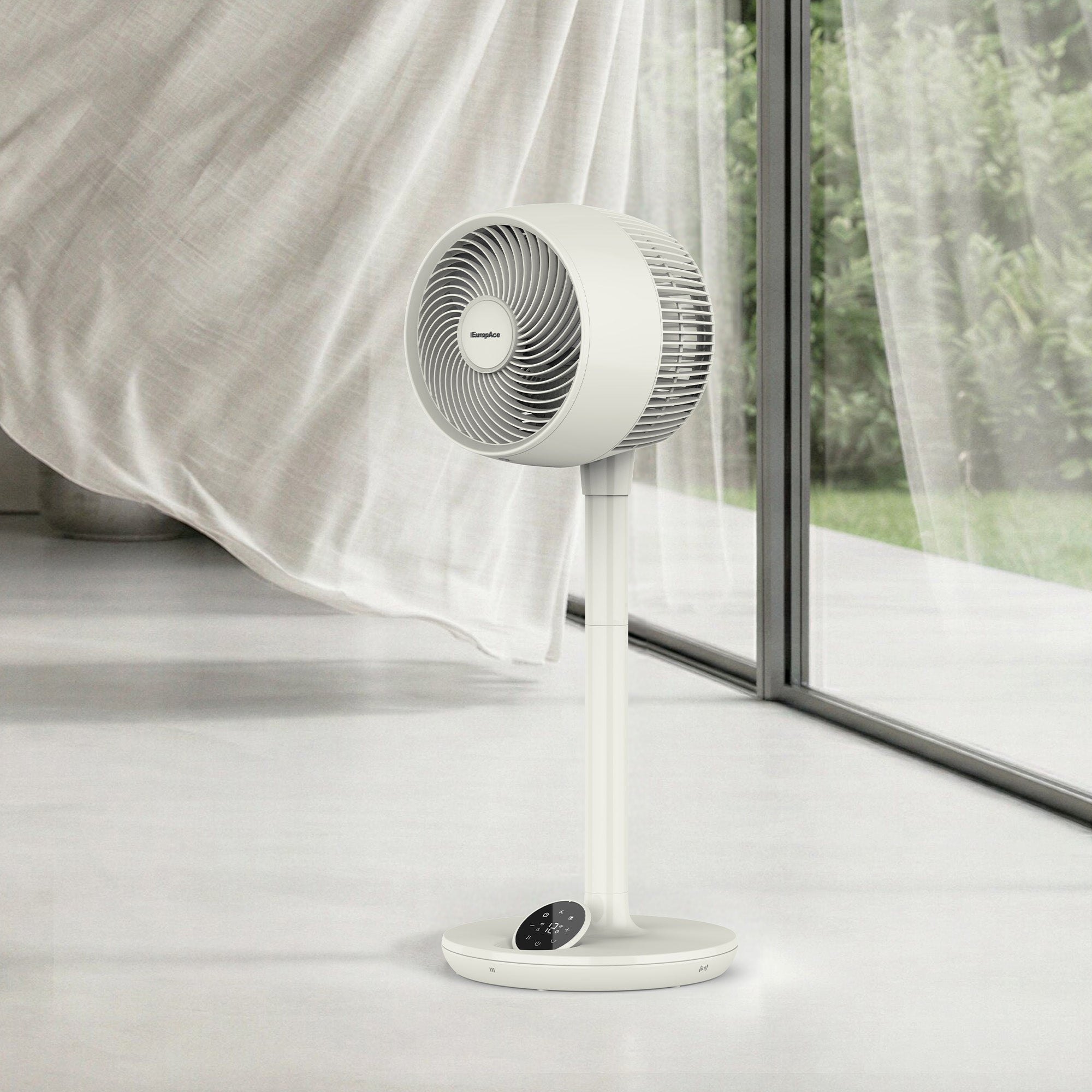 [NEW MODEL] Aura 9" Air Circulator | Hands-Free Cooling | Powerful Airflow | Sleek Tilt-Up Control Panel