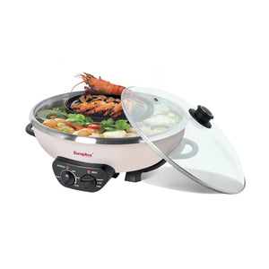 4.5L Steamboat with Non-Stick Mookata Grill