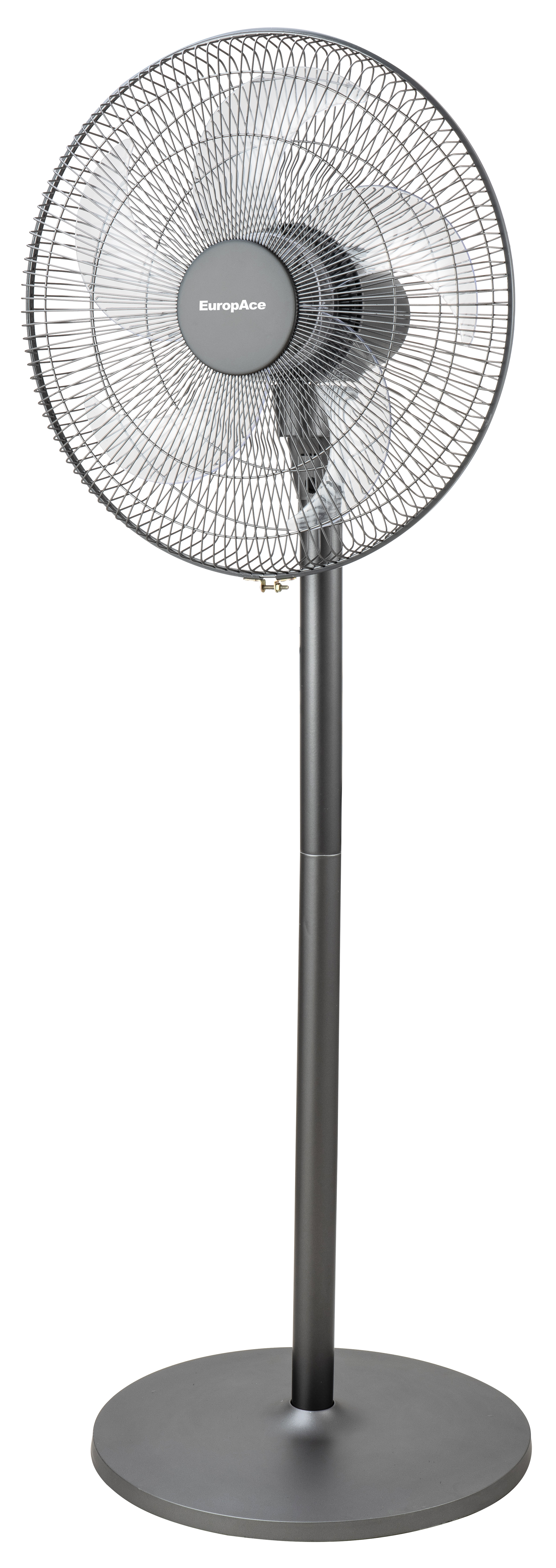(Pre Order)EuropAce 16” DC Stand Fan with Remote | Energy Efficient, Low Noise & Powerful Airflow | ESF5165EDCR | 2 Years (Full) + 8 Years (Motor) Warranty | Ideal for Large Rooms & Open Spaces | Metallic Grey