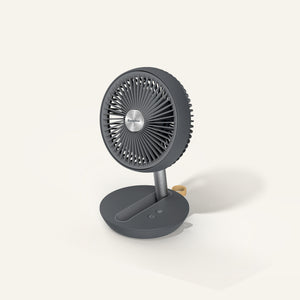 [NEW MODEL] 5" Rechargeable DC USB Fan | Ultra-Flexible Foldable Design | Portable & Lightweight | Continuous Cooling up to 15 hours