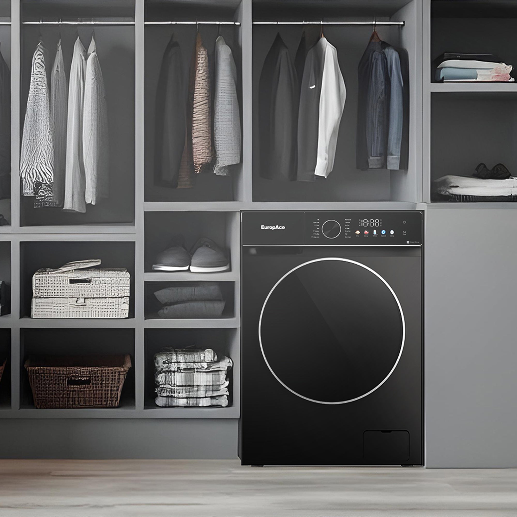 (Preorder) 10+7KG Steam Washer Dryer | Direct Drive Motor, 99.9% Anti-Bacterial