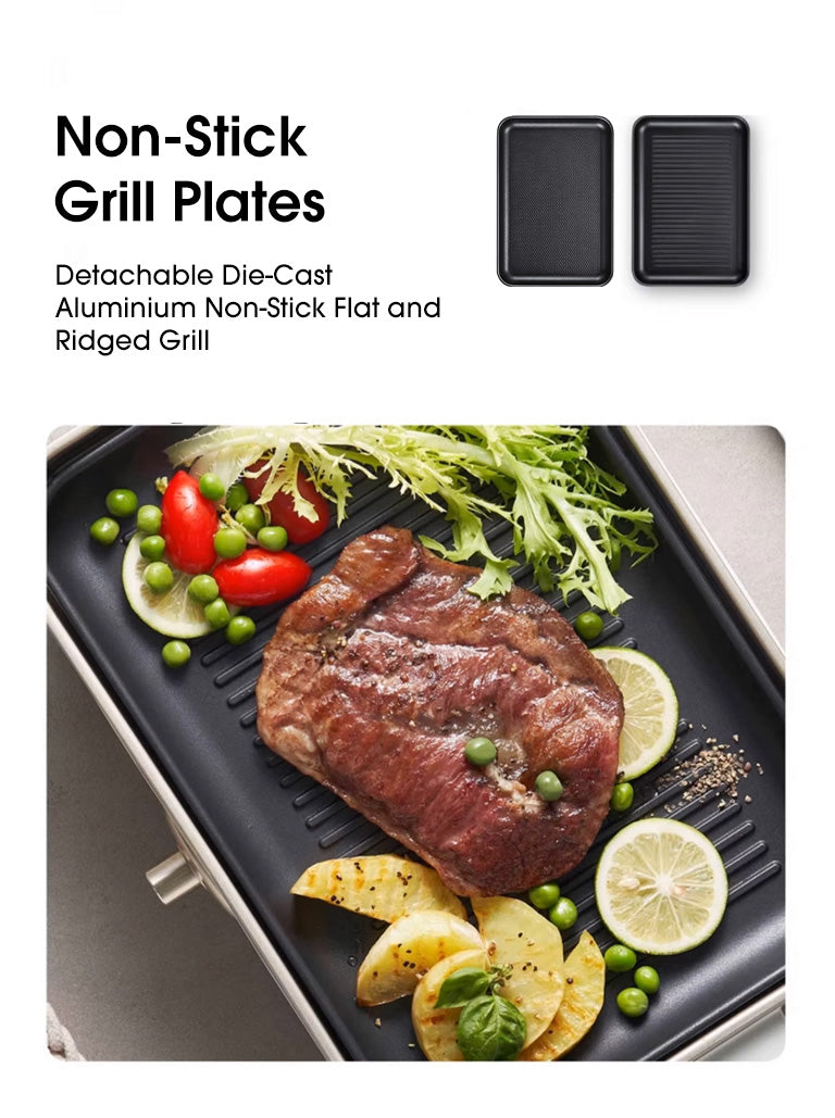 Non-Stick Grilling Ensures No Food Residue