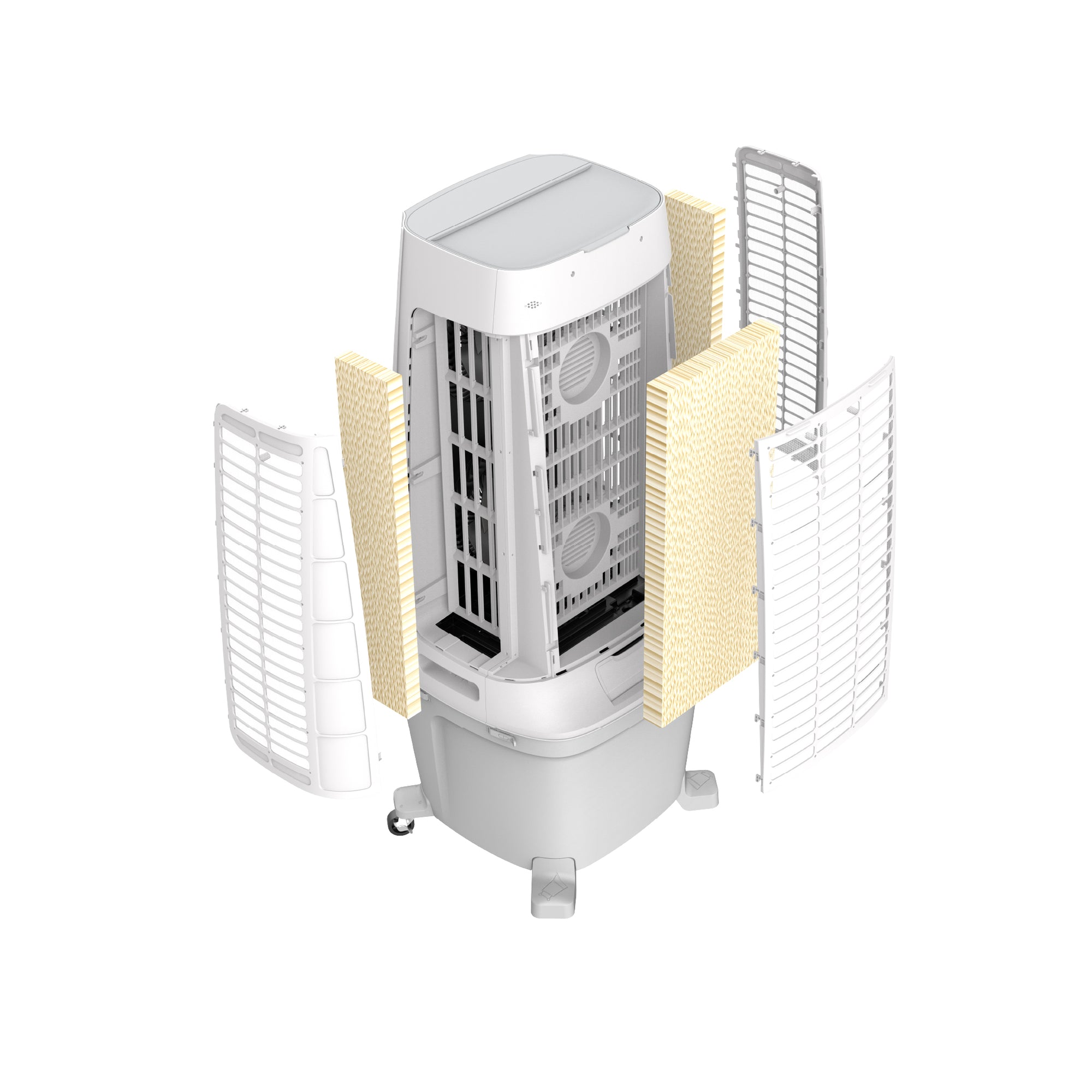 [NEW MODEL] 54L Air Cooler | Commercial Grade Cooling Power | Easy Cleaning & 3-Way Water Refill | Plasma Sterilization for Cleaner Air