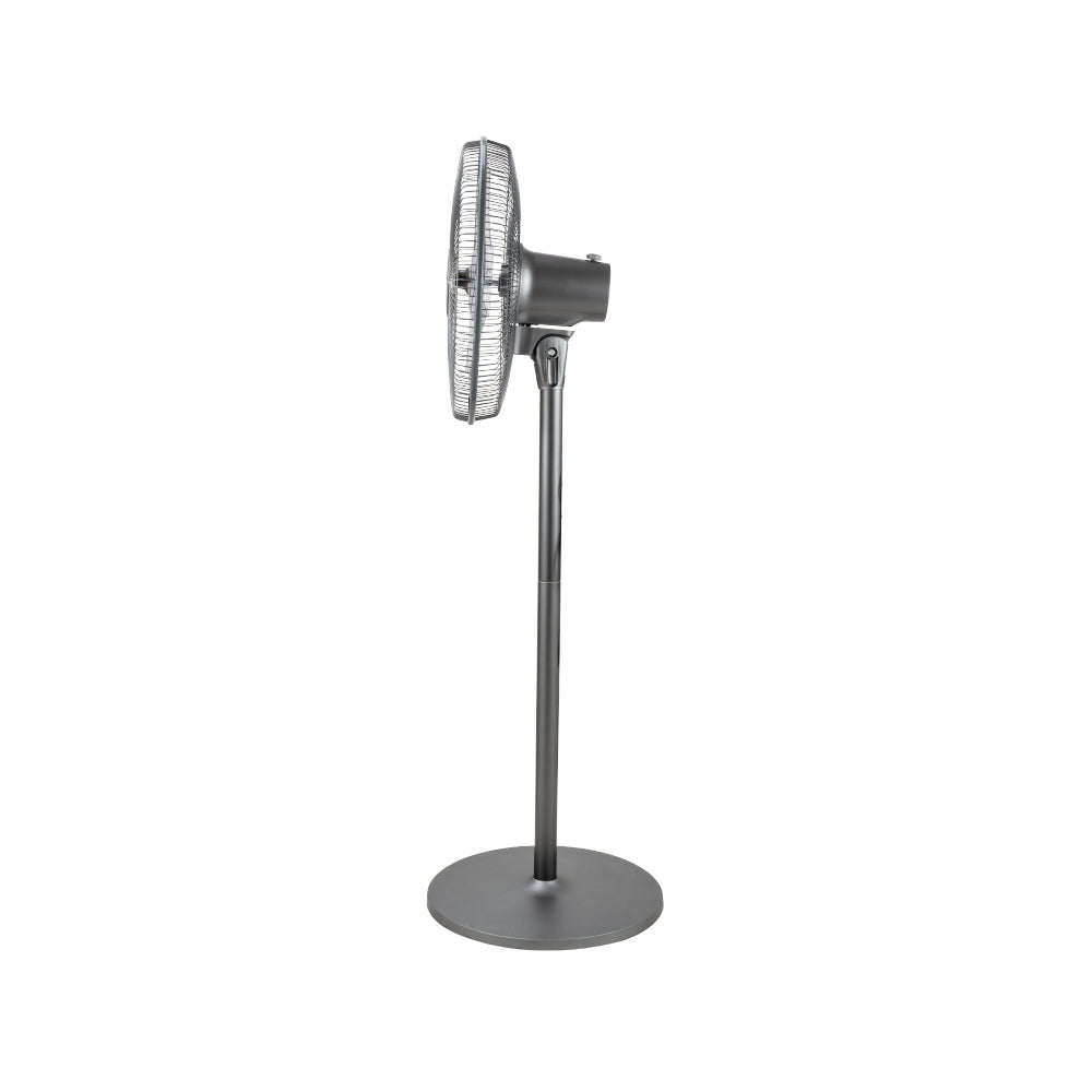 (Pre Order)EuropAce 16” DC Stand Fan with Remote | Energy Efficient, Low Noise & Powerful Airflow | ESF5165EDCR | 2 Years (Full) + 8 Years (Motor) Warranty | Ideal for Large Rooms & Open Spaces | Metallic Grey