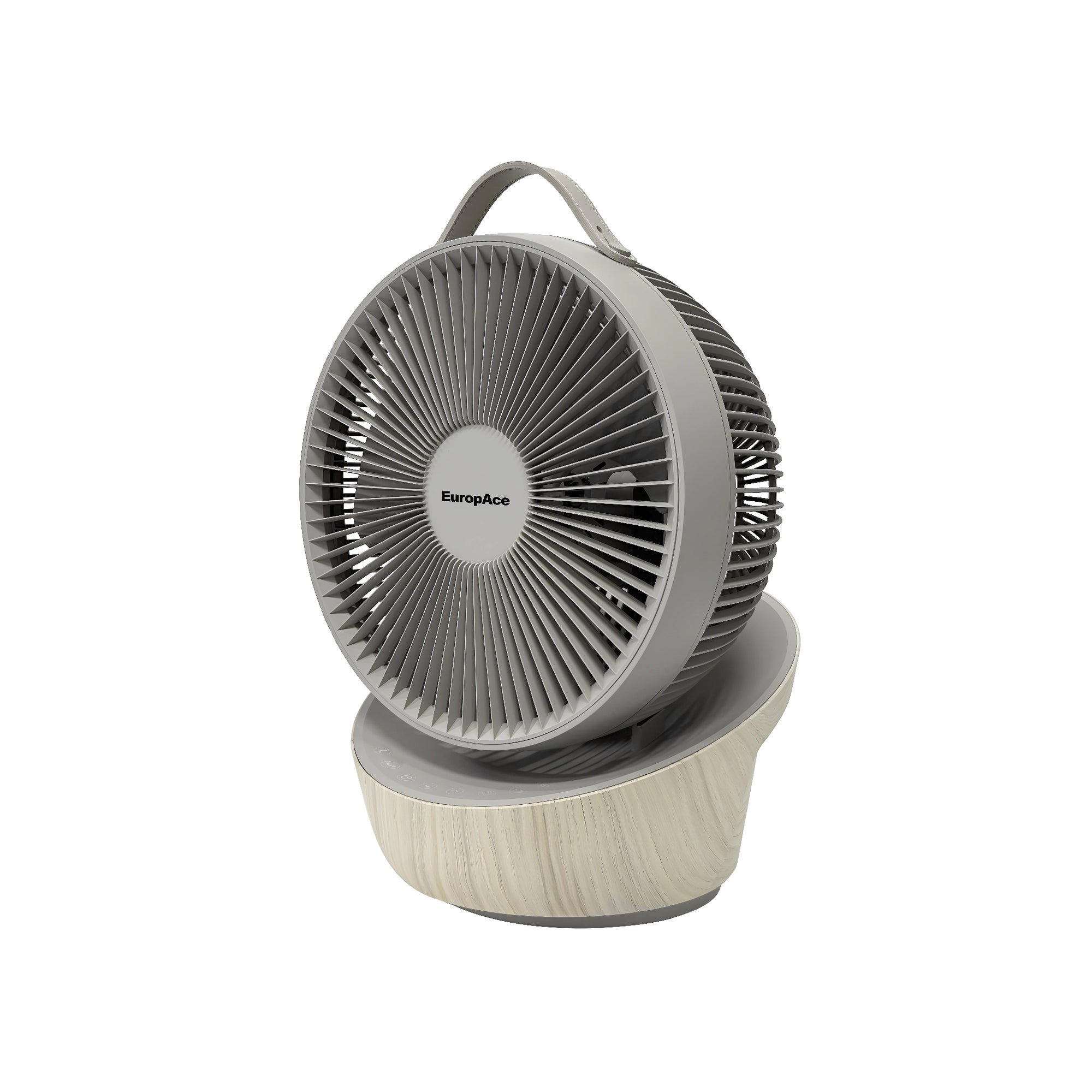 EuropAce 10” DC Circulator Fan with Remote Control | Effective Air Circulation, Energy Efficient & Premium Touch Panel | EDF6103DWD | 1 Year (Full) + 3 Years (Motor) Warranty | Ideal for Living Rooms & Offices | Light Wood