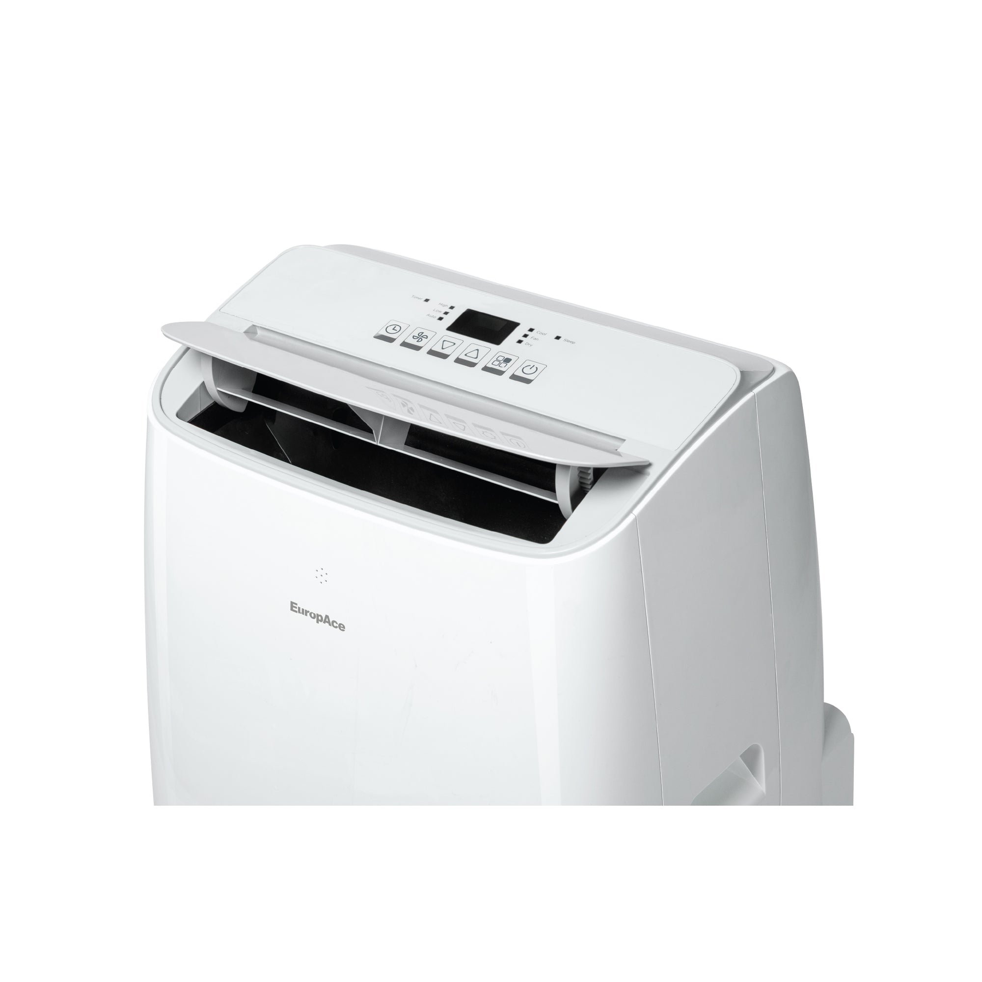 EuropAce 13,000 BTU Compact Series Dual Hose Portable Air Conditioner | High Performance Cooling, Energy Efficient, Compact Design | EPAC13T3E | 1 Year On-Site + 5 Years Compressor Warranty | Ideal for Large Rooms & Offices | White