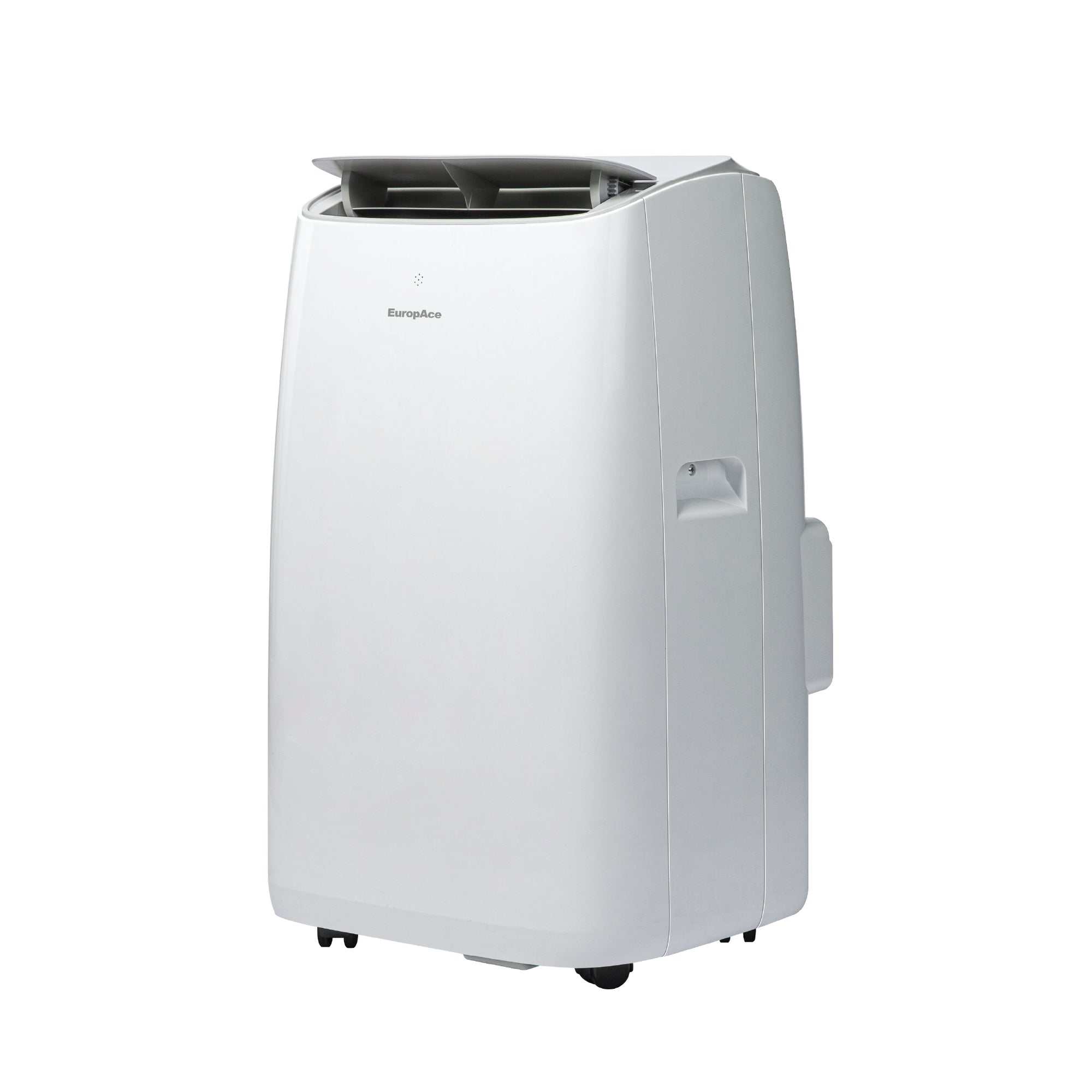EuropAce 13,000 BTU Compact Series Dual Hose Portable Air Conditioner | High Performance Cooling, Energy Efficient, Compact Design | EPAC13T3E | 1 Year On-Site + 5 Years Compressor Warranty | Ideal for Large Rooms & Offices | White