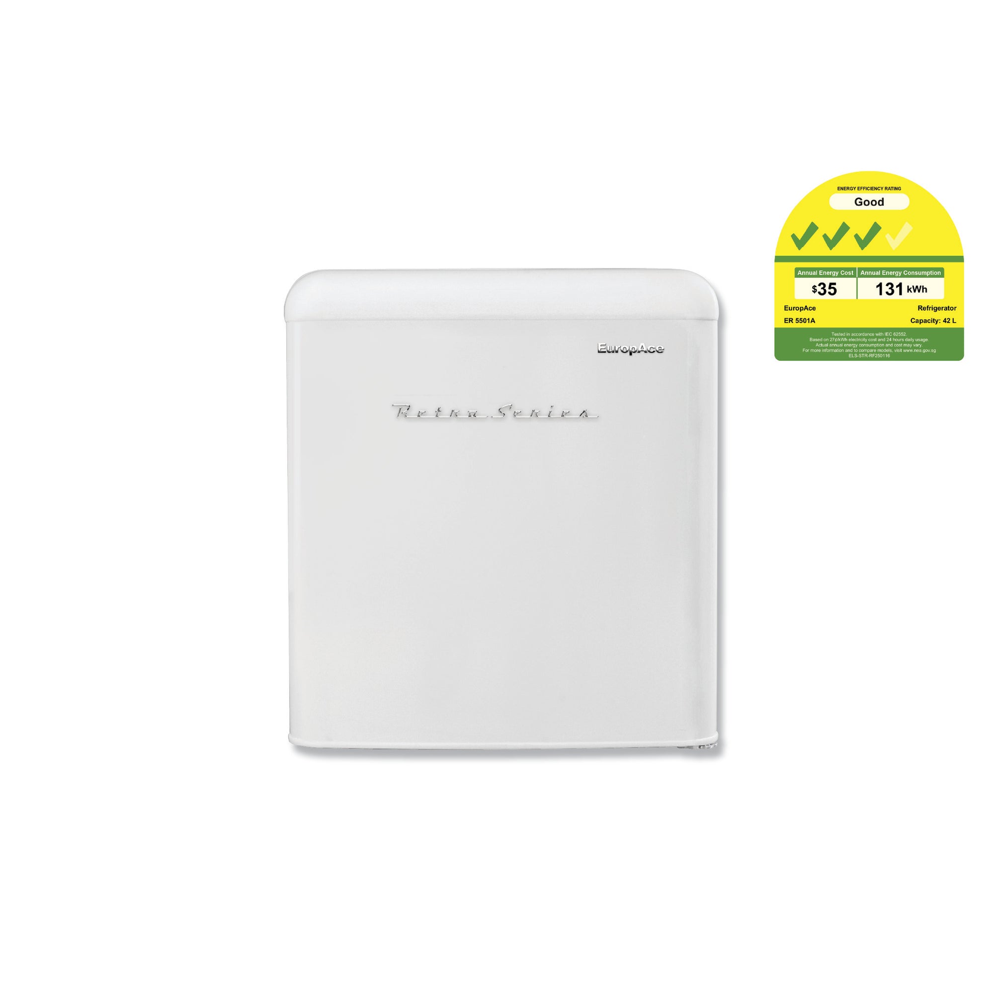 50L Retro Mini Bar Fridge