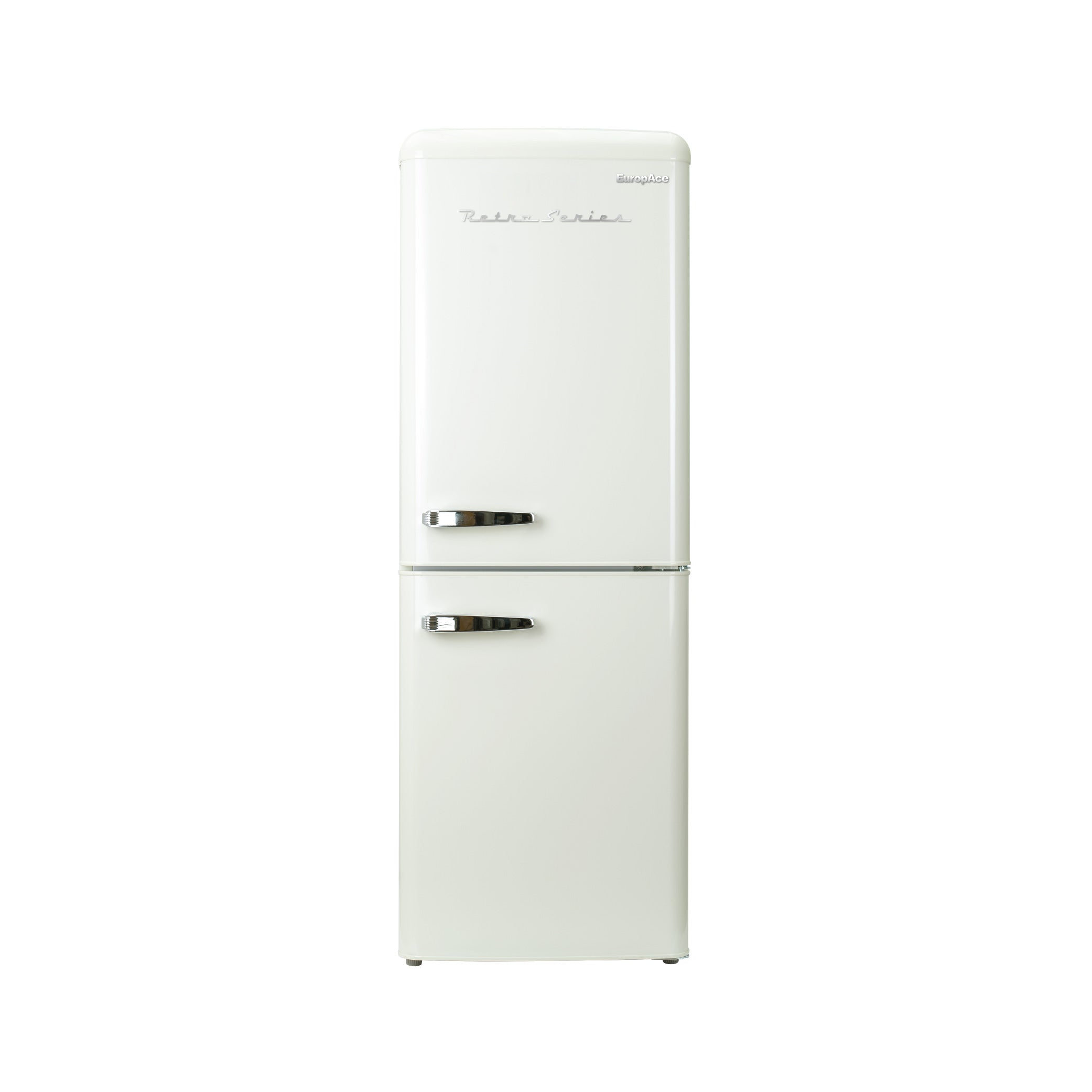 170L Retro 2-Door Fridge White | No-Frost, Eco Mode – EuropAce