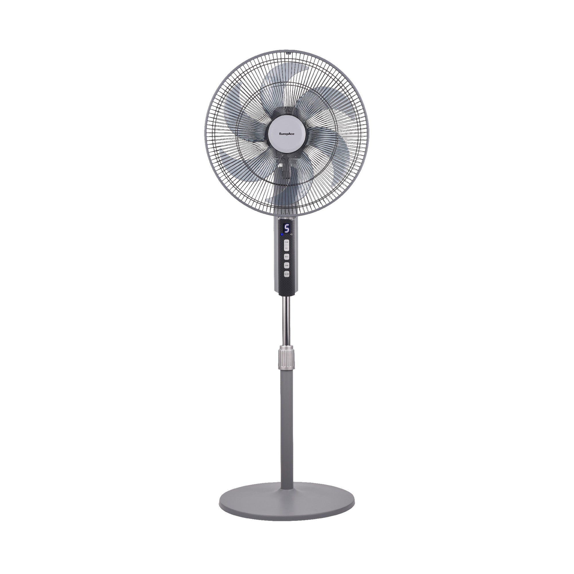 16” Deluxe DC Stand Fan with Remote | DC Motor, Strong Cooling, Digital Display and Remote Control