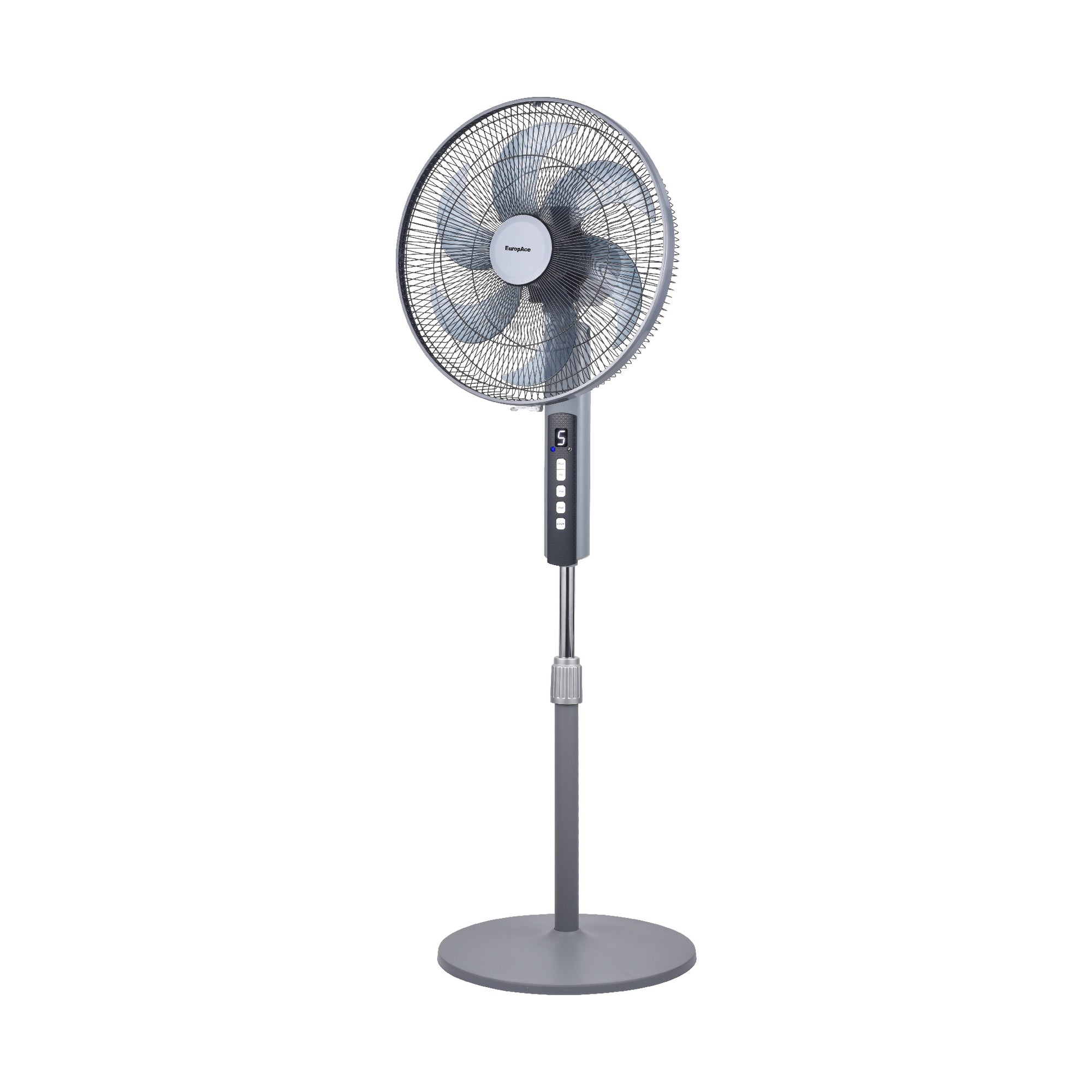 16” Deluxe DC Stand Fan with Remote | DC Motor, Strong Cooling, Digital Display and Remote Control