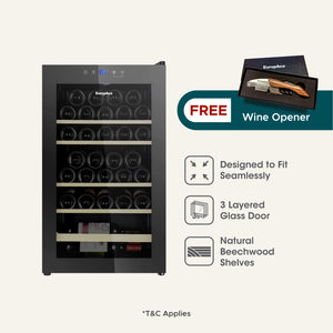 (Pre Order) 48 Bottles Wine Chiller with FREE Wine Opener Set
