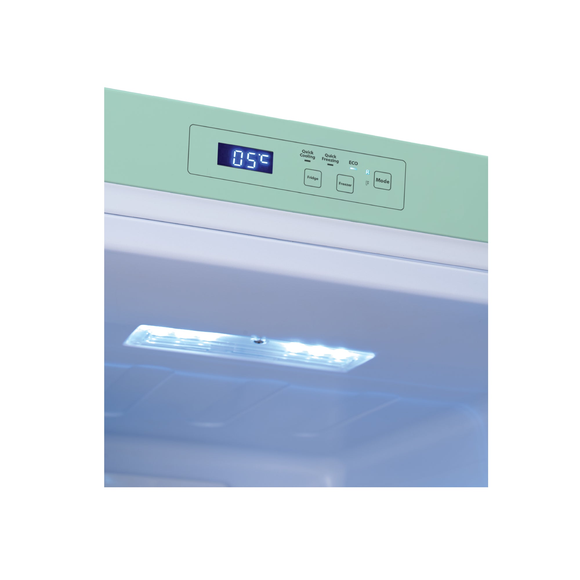 170L Retro 2 Door Bottom Mount Fridge | No-Frost, Fast Freeze, Fast Cooling, Eco Mode