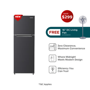 (Preorder) Lumine Series 334L Top Mount Fridge with FREE 16” DC Living Fan (Worth $229)