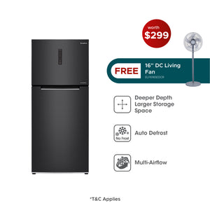 450L Top Mount 2-Door Fridge with FREE 16” DC Living Fan (Worth $229)