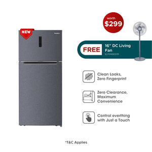 Lumine Series 480L Top Mount Fridge with FREE 16” DC Living Fan (Worth $229)