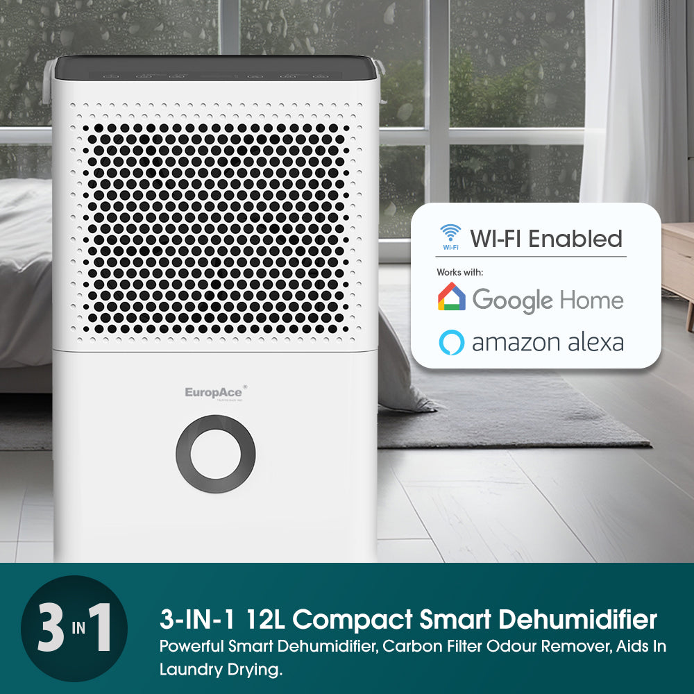 [Bundle Deal] 30L + 12L Smart Dehumidifier Bundle | EDH3300DWH + EDH3122A | WiFi | Clothes Drying | Compact & Powerful