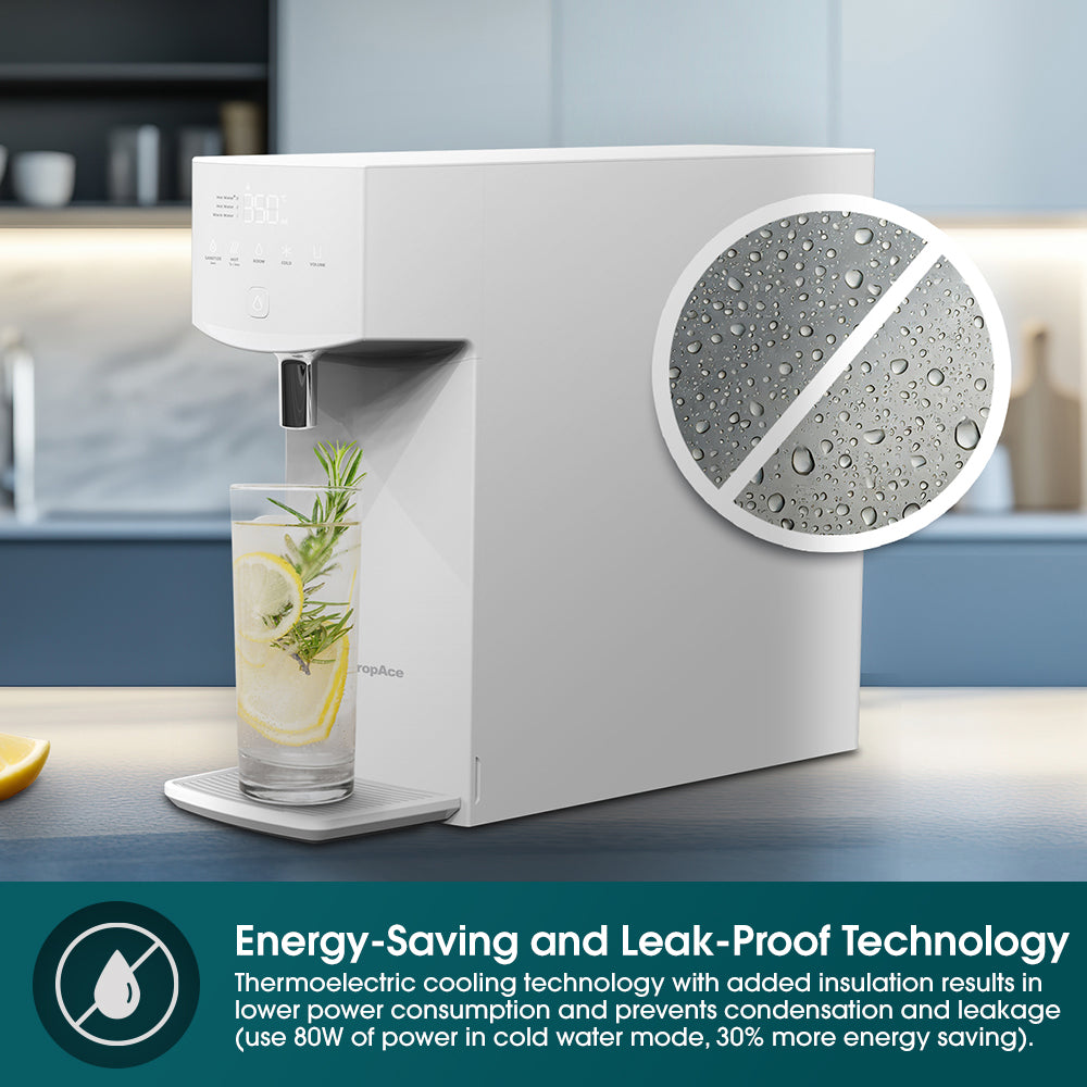EuropAce EWP9120D Tankless Hot & Cold Water Purifier | Leak Proof Technology | Energy Saving | Made in Korea | Quality Water | Instant Refrigerator-Cold or 90++°C Hot Water