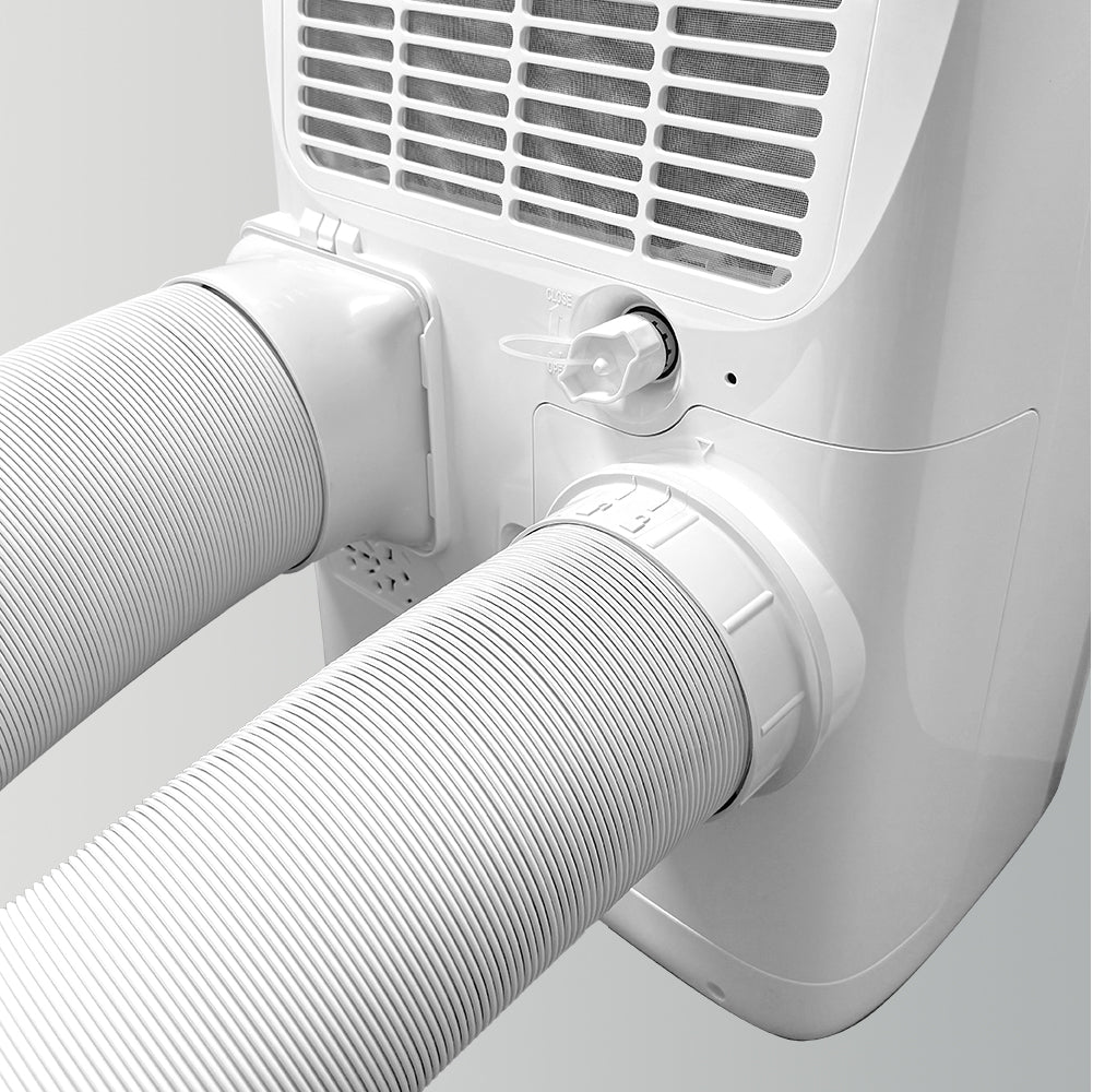 [2025 Model] 15,000 BTU Air Purifying Dual Hose Portable Aircon with WiFi (4-IN-1) | 320sqft, 99.97% Airborne Particles Removal, Smart WiFi, Front LED Display