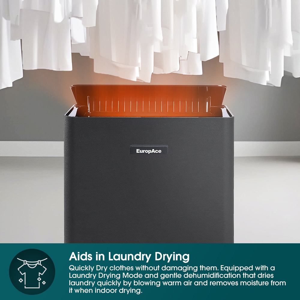 40L Smart DC Dehumidifier + HEPA Air Purifier + Shoe & Laundry Dryer | 3Y Full Warranty