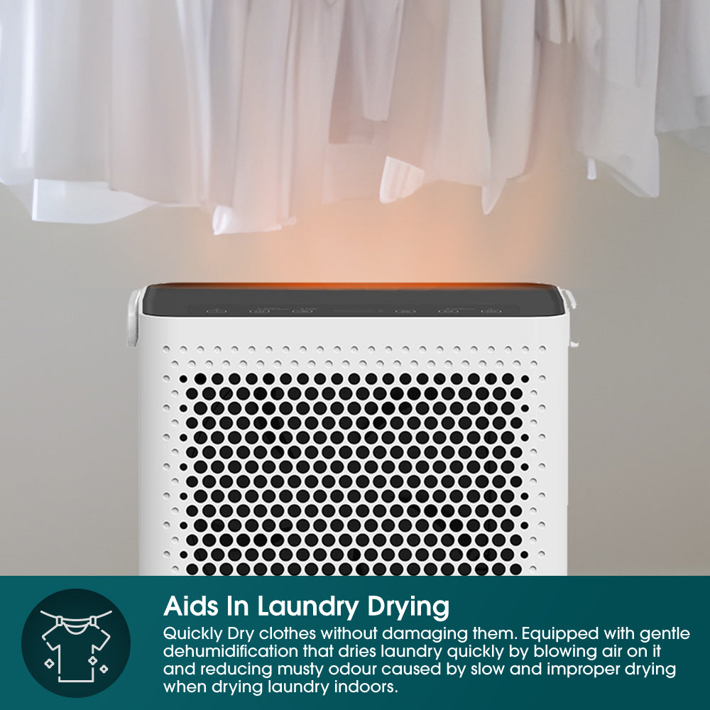 [Bundle Deal] 30L + 12L Smart Dehumidifier Bundle | EDH3300DWH + EDH3122A | WiFi | Clothes Drying | Compact & Powerful