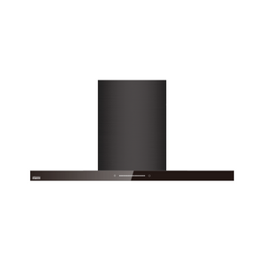 90cm 1200m3/h T-Shape Chimney Hood | Black Colour