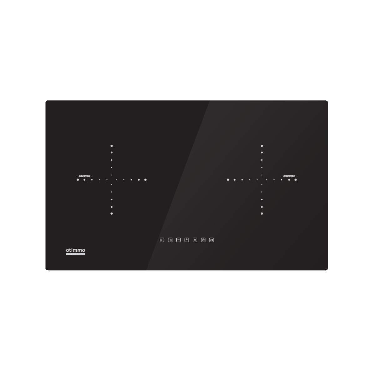 90cm 1400m3/h T-Shape Chimney Hood | Black