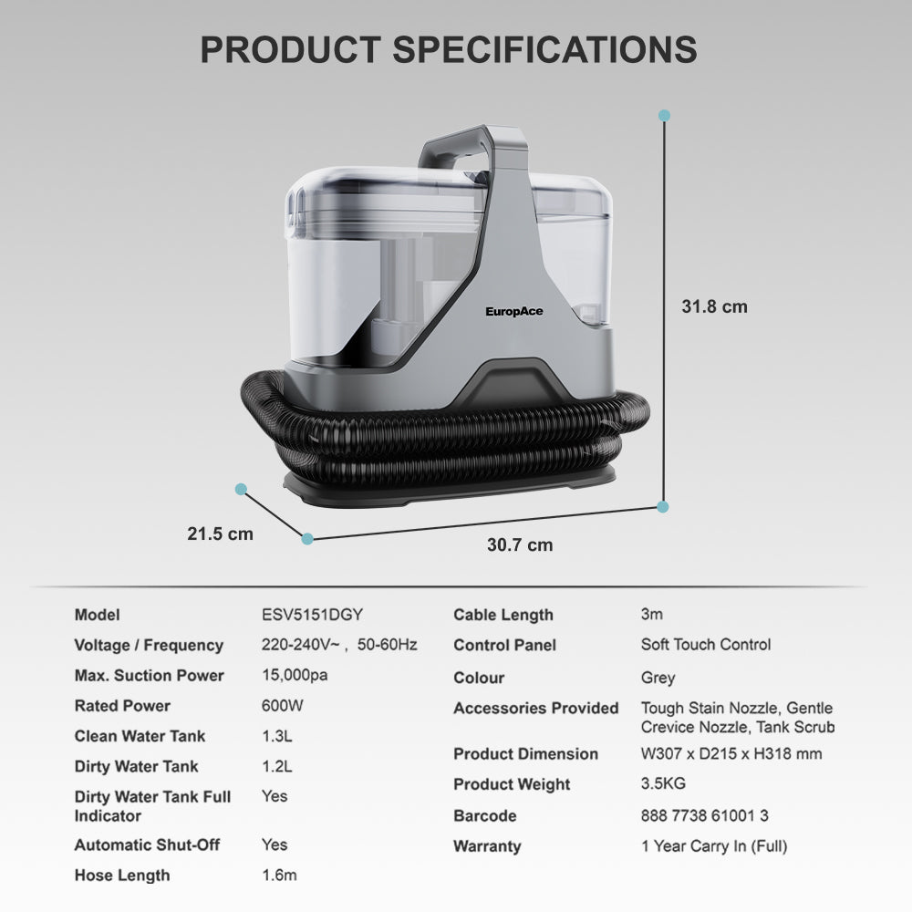 15kPa Spot and Stain Cleaner